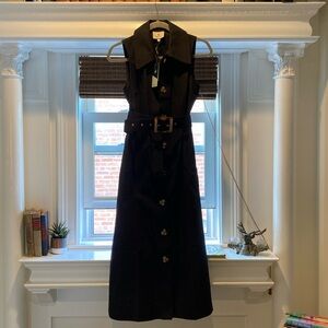 Tuckernuck Black shirt dress small NWT